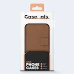 Caseuals 2-in-1 Removable Genuine Leather Wallet Bookcase with MagSafe Apple iPhone 15 - Brown